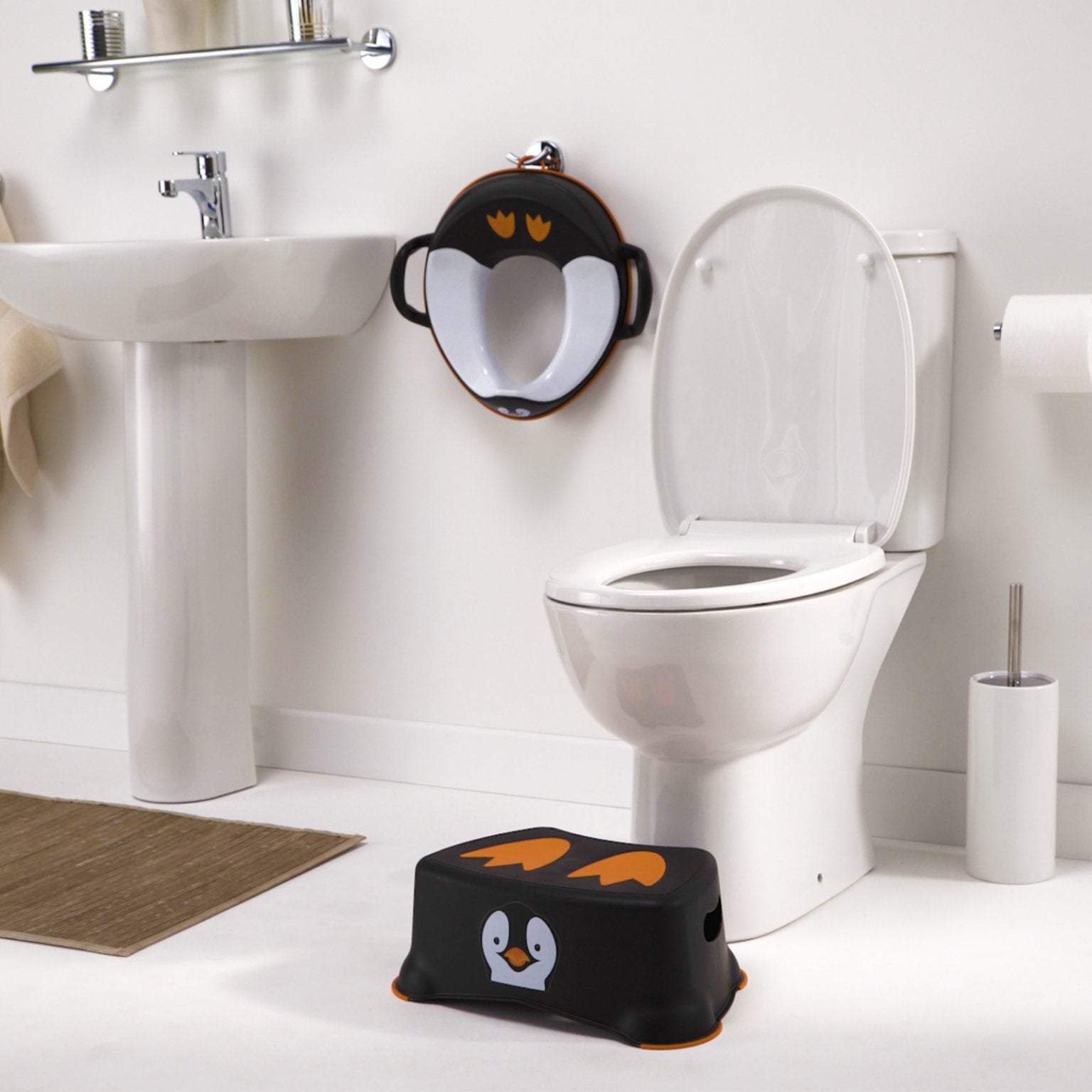 My Carry Potty Bundles Pinguin Töpfchen-Set mit Sitz und Hocker