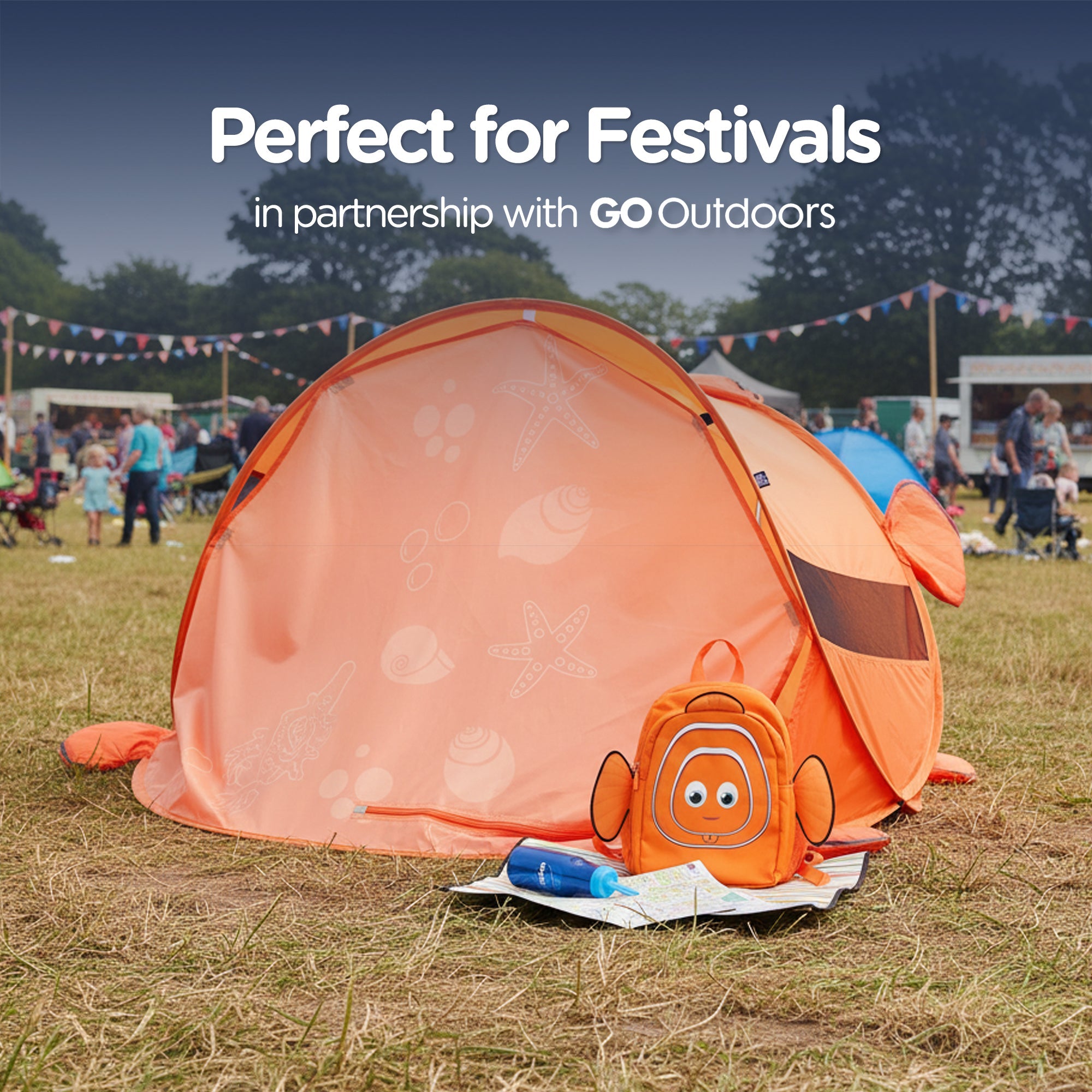 My Carry Potty Play Shade Sonnenschutz Clownfish UPF50+
