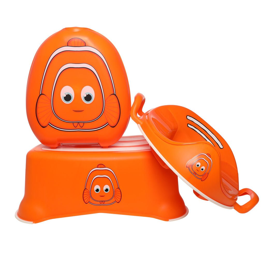 My Carry Potty Clownfish Töpfchen Set mit Sitz und Hocker