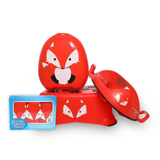 My Carry Potty Fuchs Komplettset Töpfchen Sitz Hocker Hose