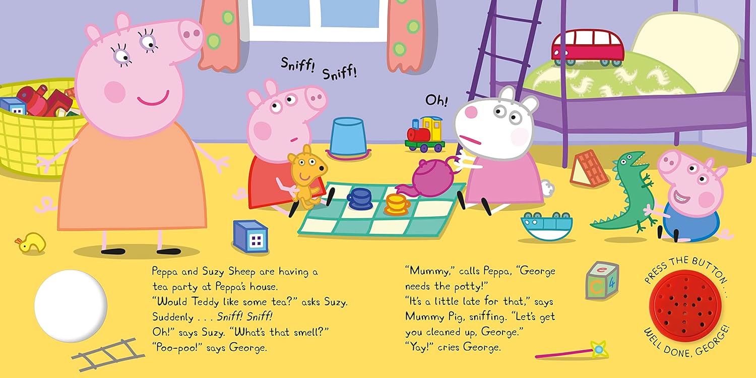 My Carry Potty Training Peppa Pig Georges Potty Soundbuch ab 18 M.