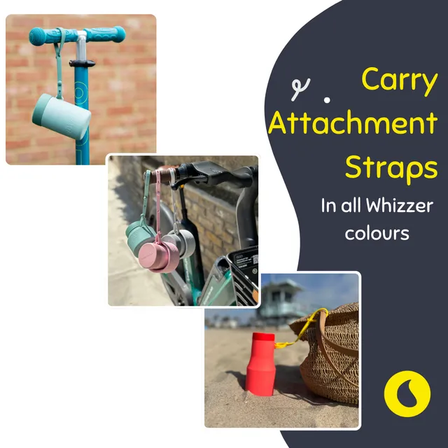 KIDDIWHIZZ Whizzer Befestigungsbänder Silikon 30cm Salbeigrün