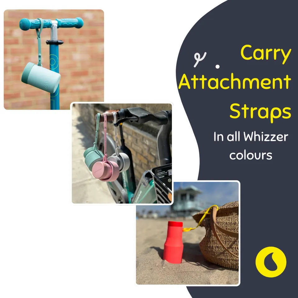 KIDDIWHIZZ Whizzer Befestigungsbänder Silikon 30cm Salbeigrün