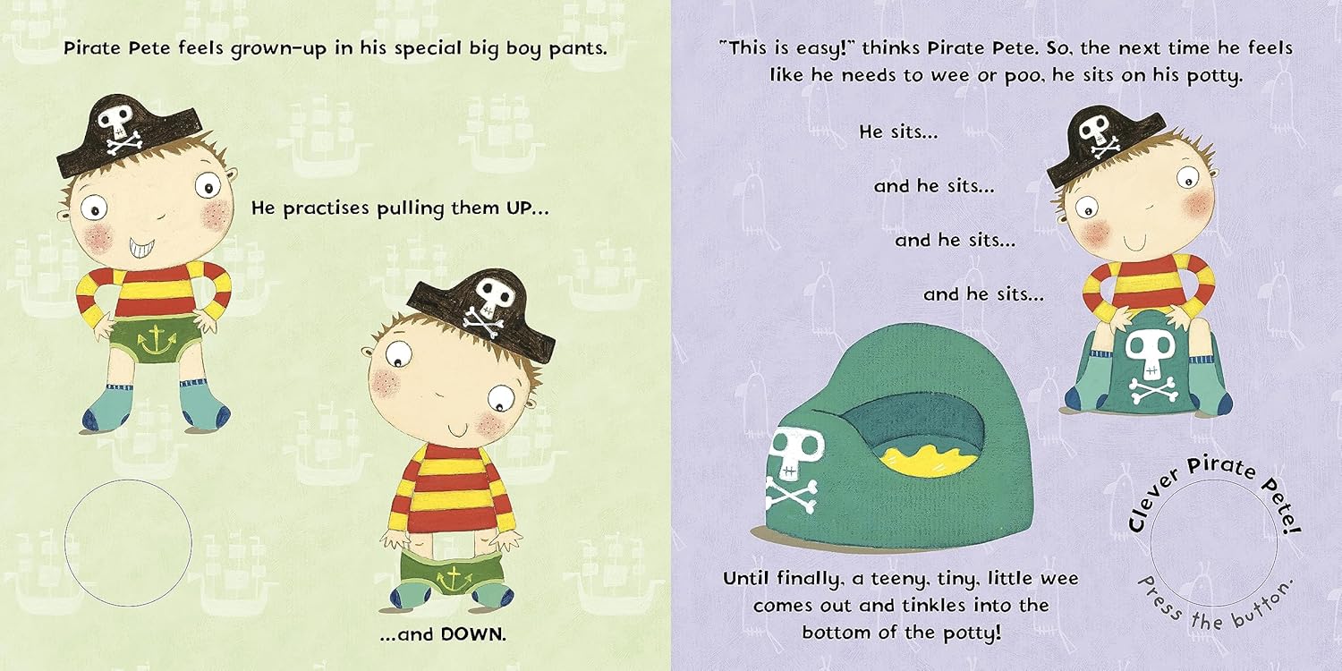 My Carry Potty Pirate Pete Potty Book Töpfchenbuch ab 18 Monate