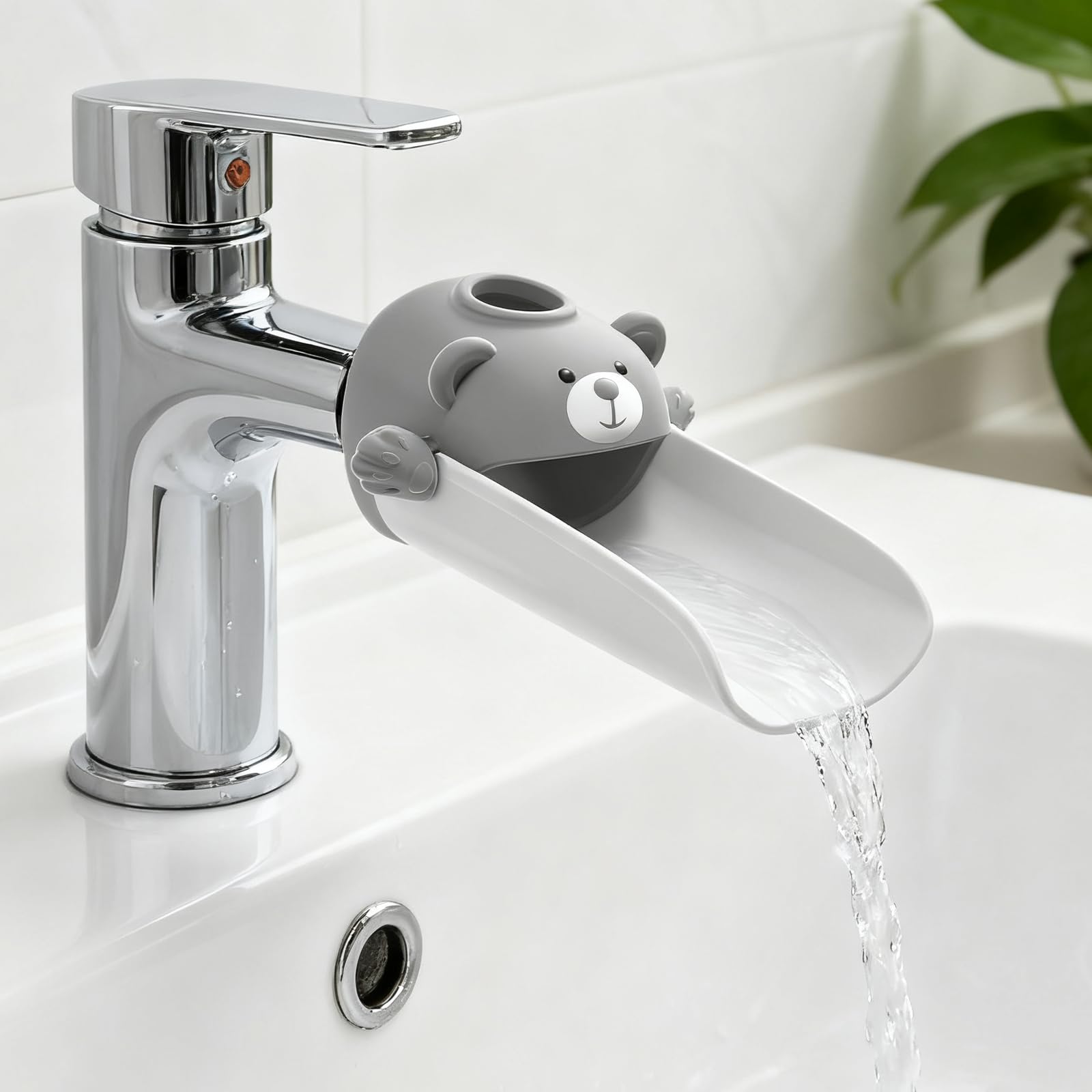 SKYROKU Bear Faucet Extender Wasserhahnverlängerung Bär Silikon