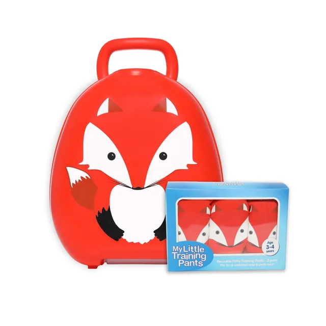 My Carry Potty Fuchs Reisetöpfchen + Trainingshosen 3er 2-3 J