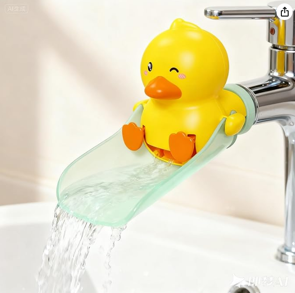 SKYROKU Bear Faucet Extender Wasserhahnverlängerung Ente PP Silikon