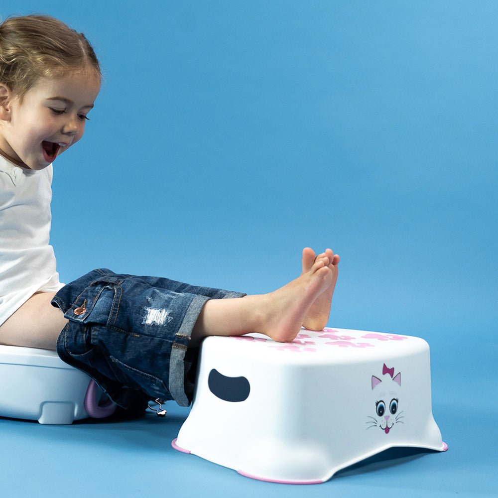 My Carry Potty Trainer Toilettensitz Cat mit Hocker rutschfest