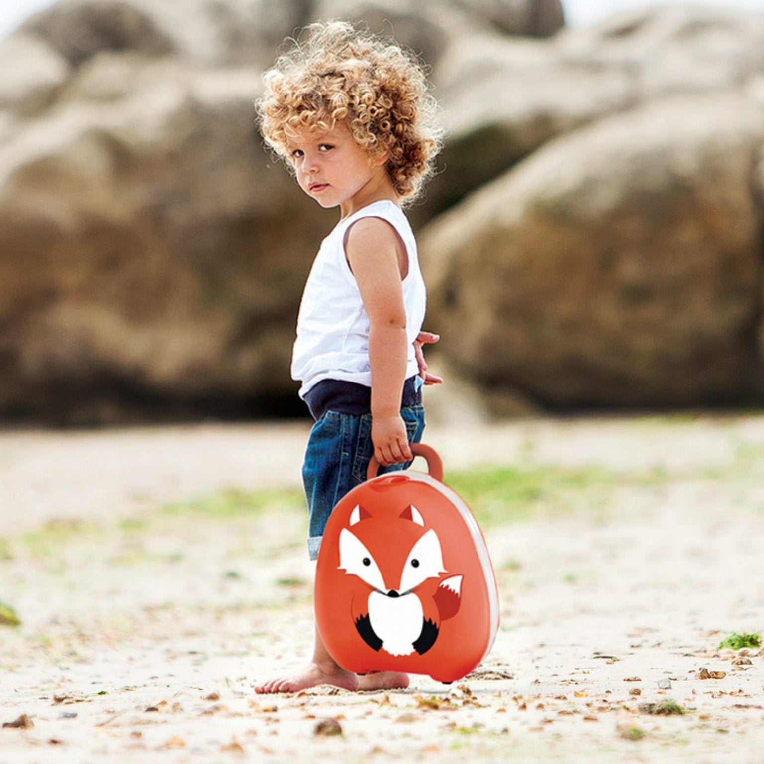 My Carry Potty Fuchs Komplettset Töpfchen Sitz Hocker Hose