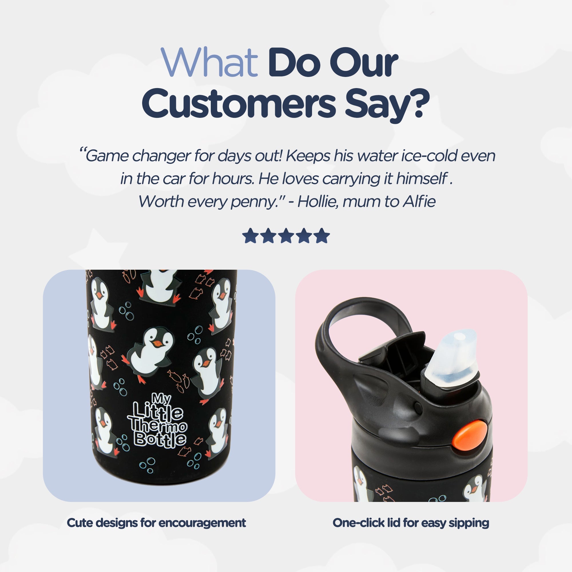 My Carry Potty Pinguin Thermoflasche 380 ml Edelstahl BPA-frei