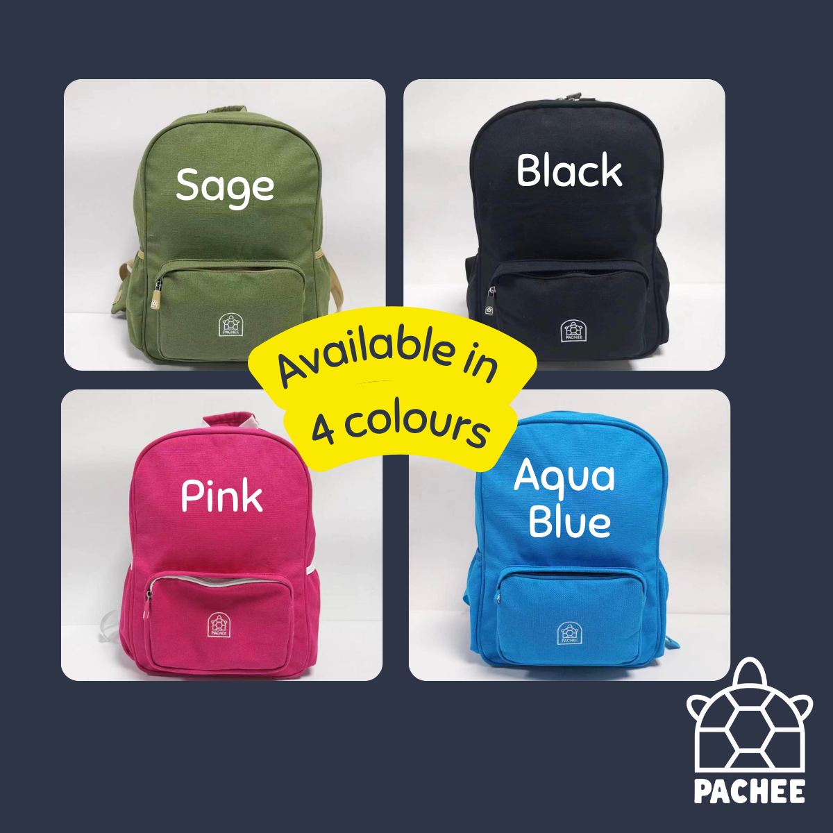 Kiddiwhizz Whizzer x Pachee Rucksack Grün mit Tasche
