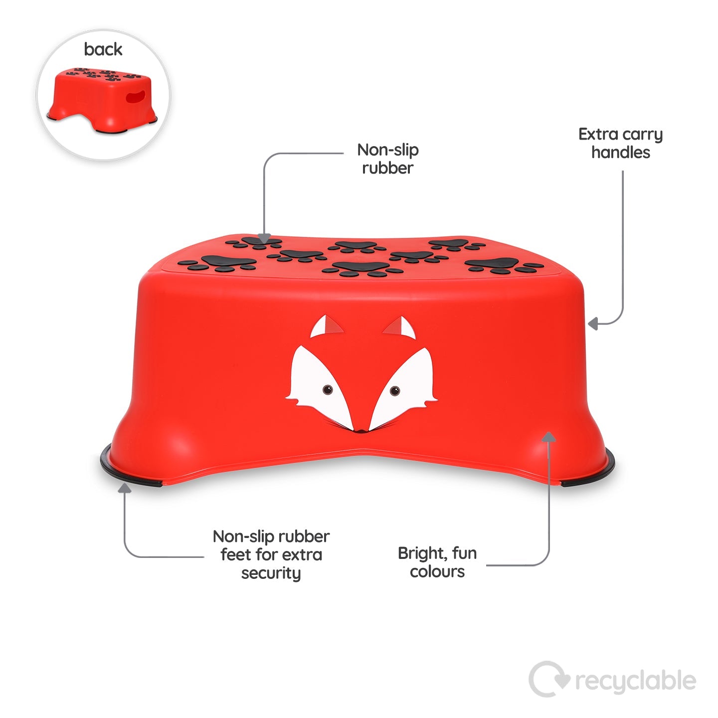 My Carry Potty Fuchs Komplettset Töpfchen Sitz Hocker Hose