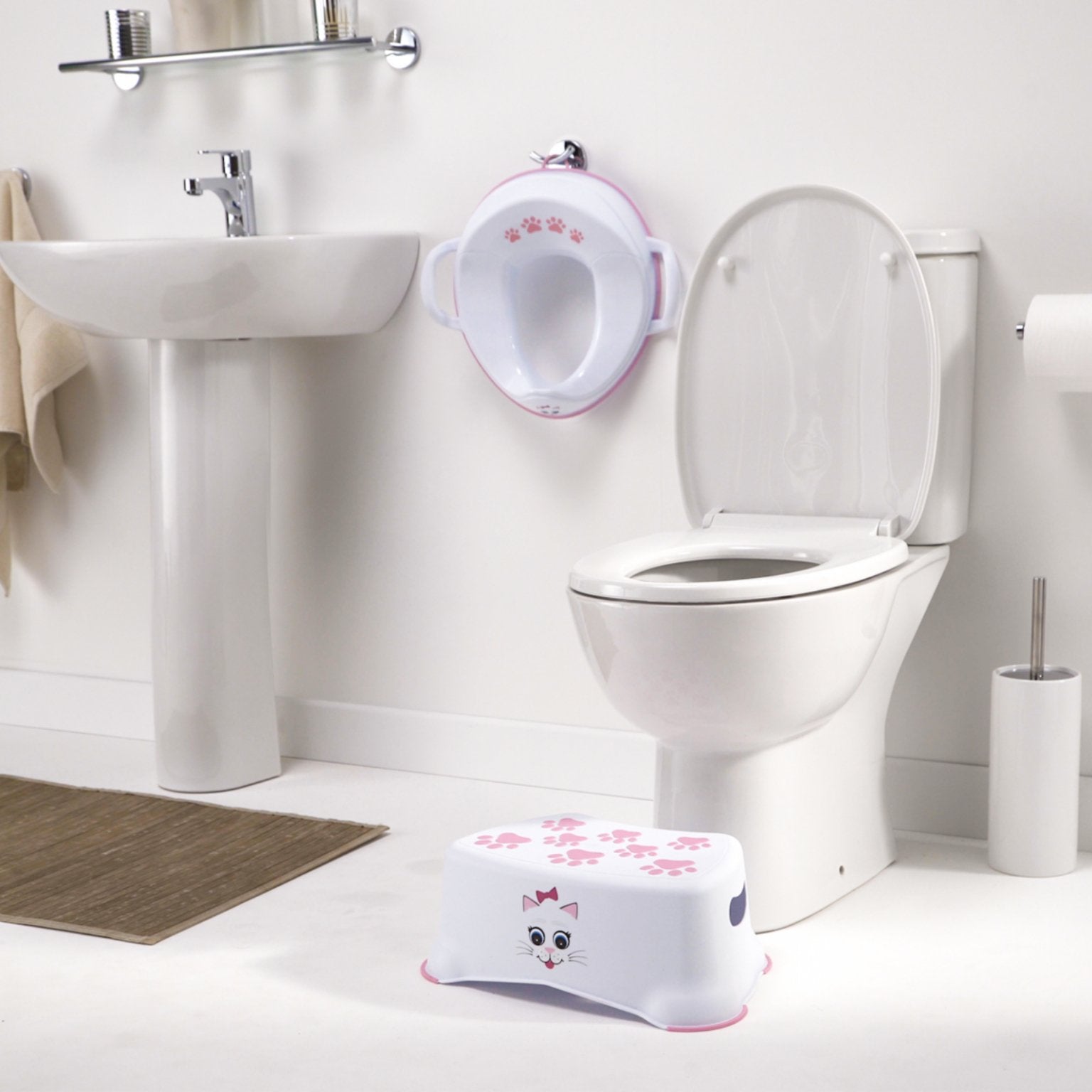 My Carry Potty Trainer Toilettensitz Cat mit Hocker rutschfest