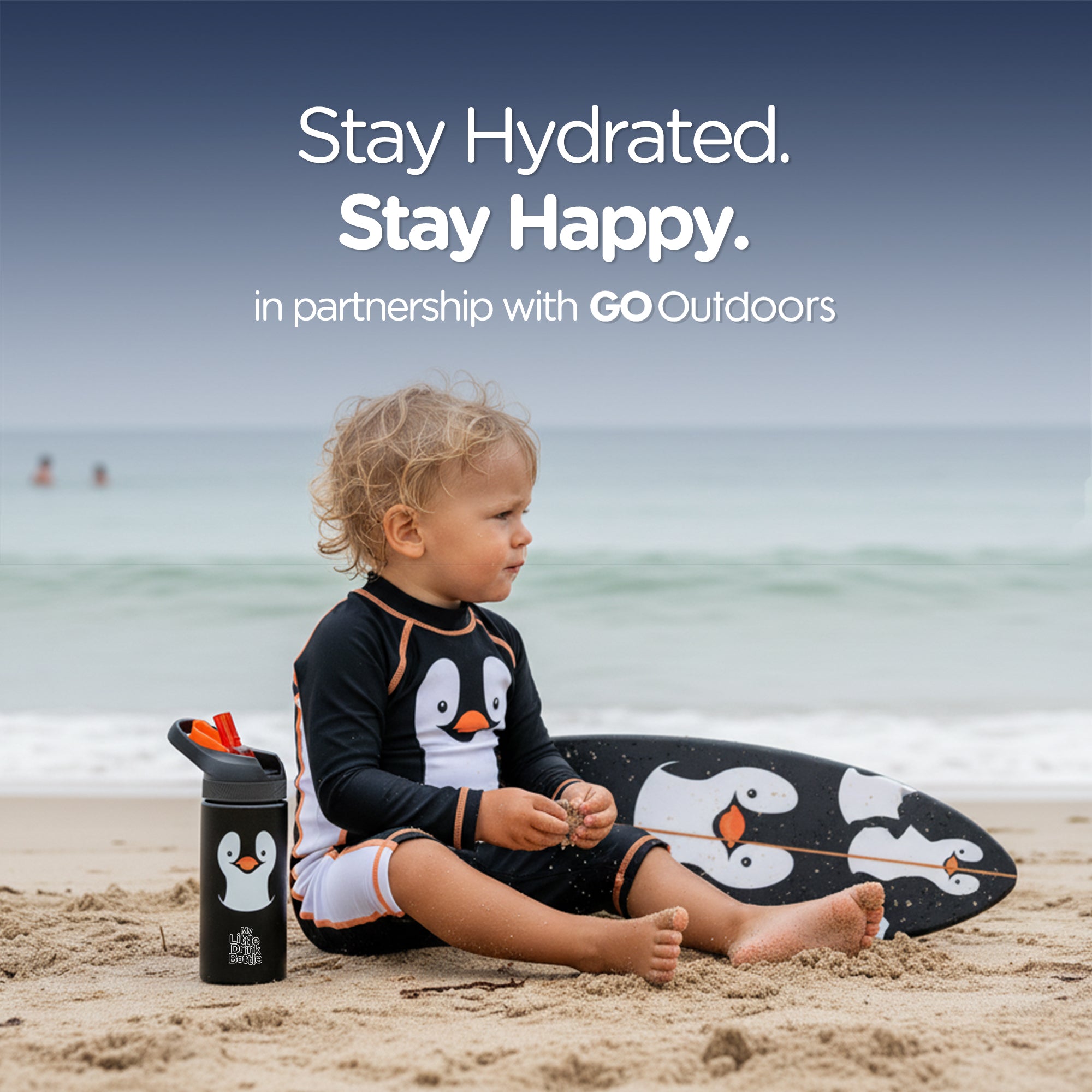 My Carry Potty Travel Penguin Trinkflasche 500ml auslaufsicher