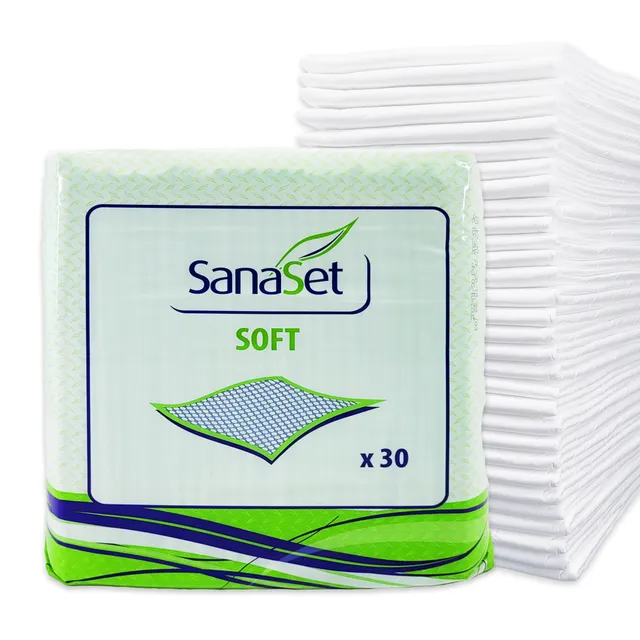 SanaSet Inkontinenzunterlagen 60x60 30 Stück saugstark