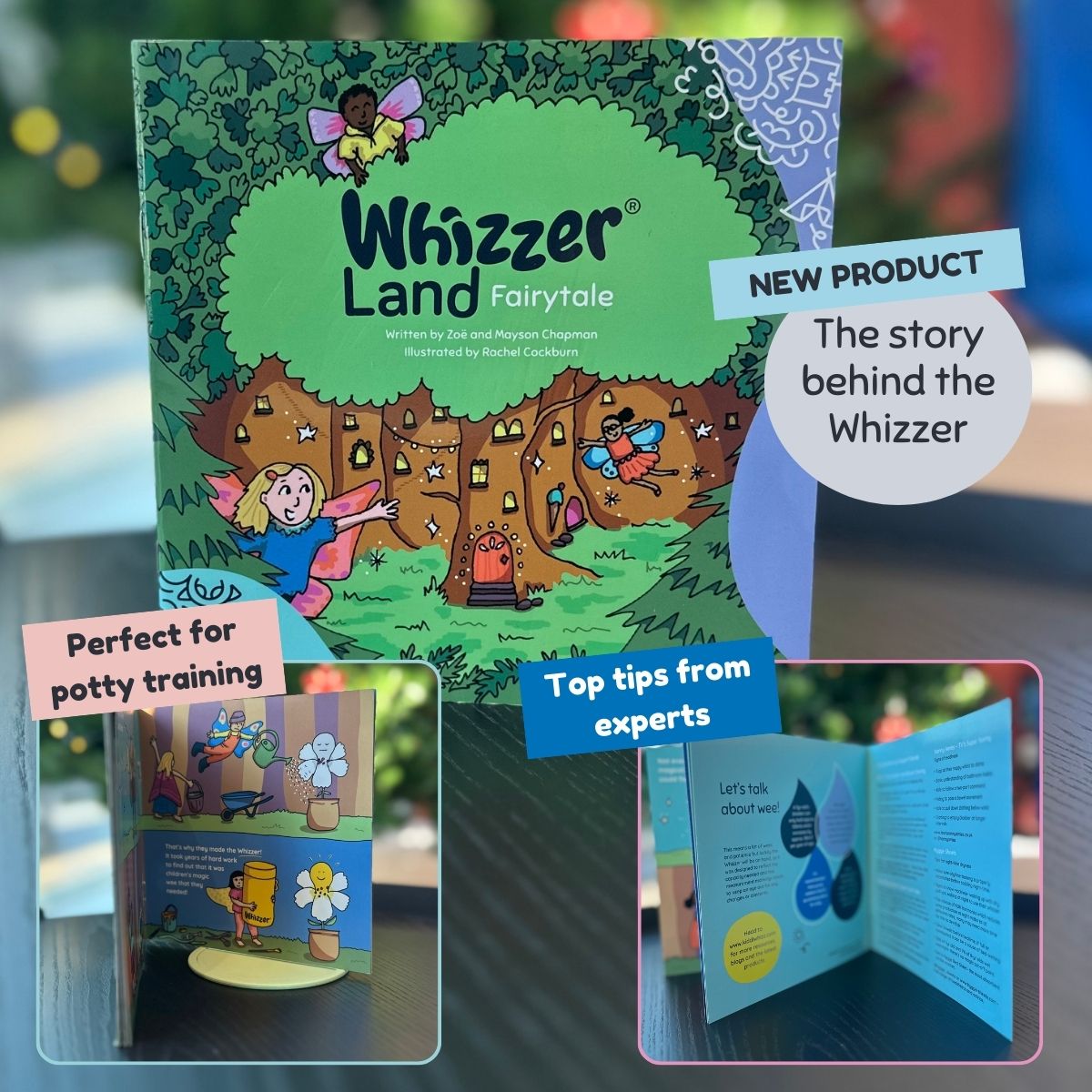 KIDDIWHIZZ Whizzerland Töpfchentraining Buch Bundle Märchen Glow