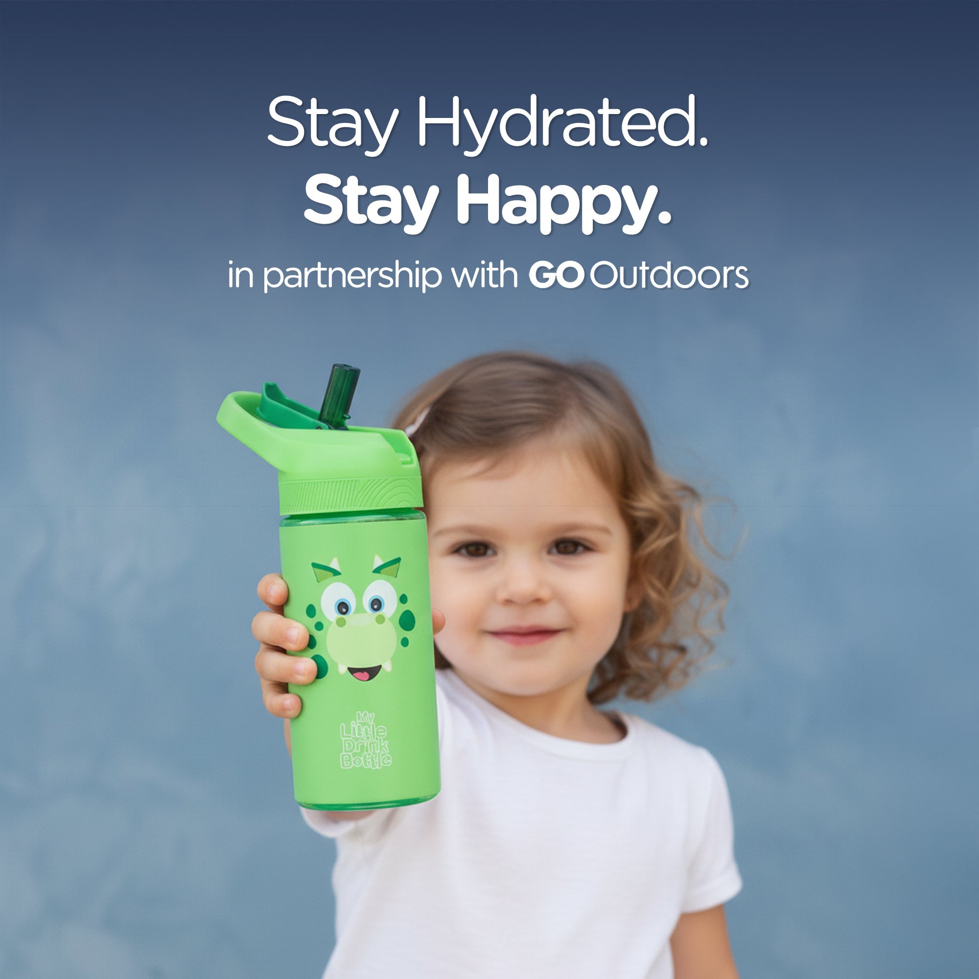 My Carry Potty Drink Bottle Trinkflasche Dinosaurier 500 ml mit Strohhalm