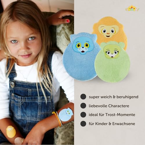 Tröstisar Weiche Trost-Sticker Plüsch 240 Stück Kinder