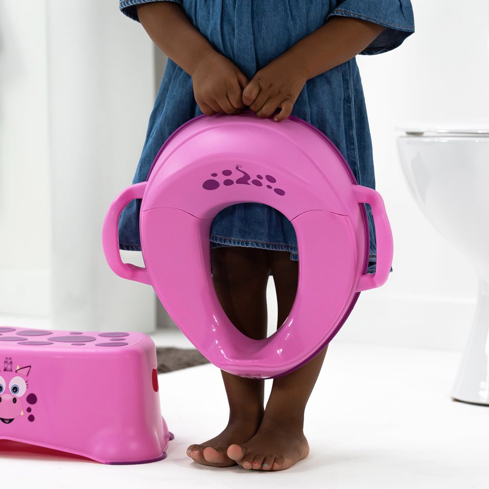 My Little Trainer Seat Toilettensitz Drache Pink mit Spritzschutz