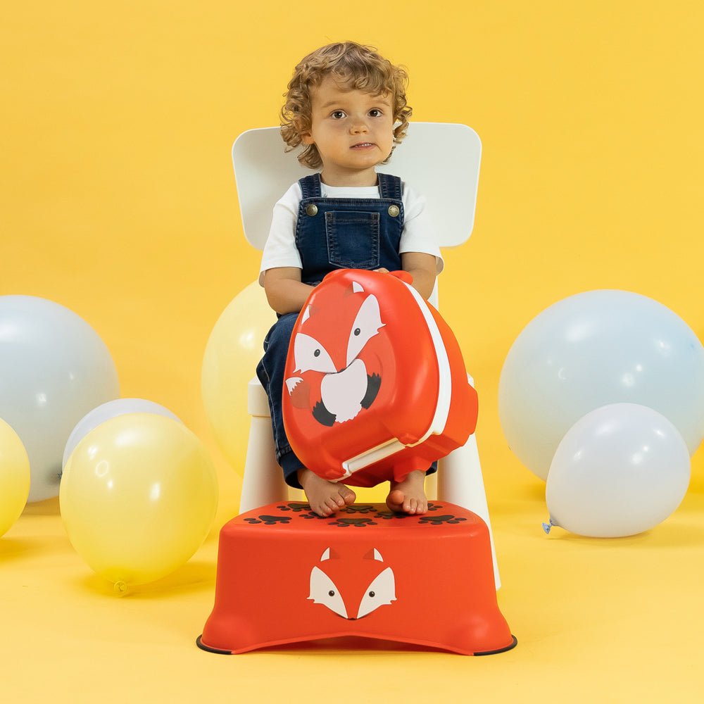 My Carry Potty Fuchs Tritthocker rutschfest für Bad + Toilette