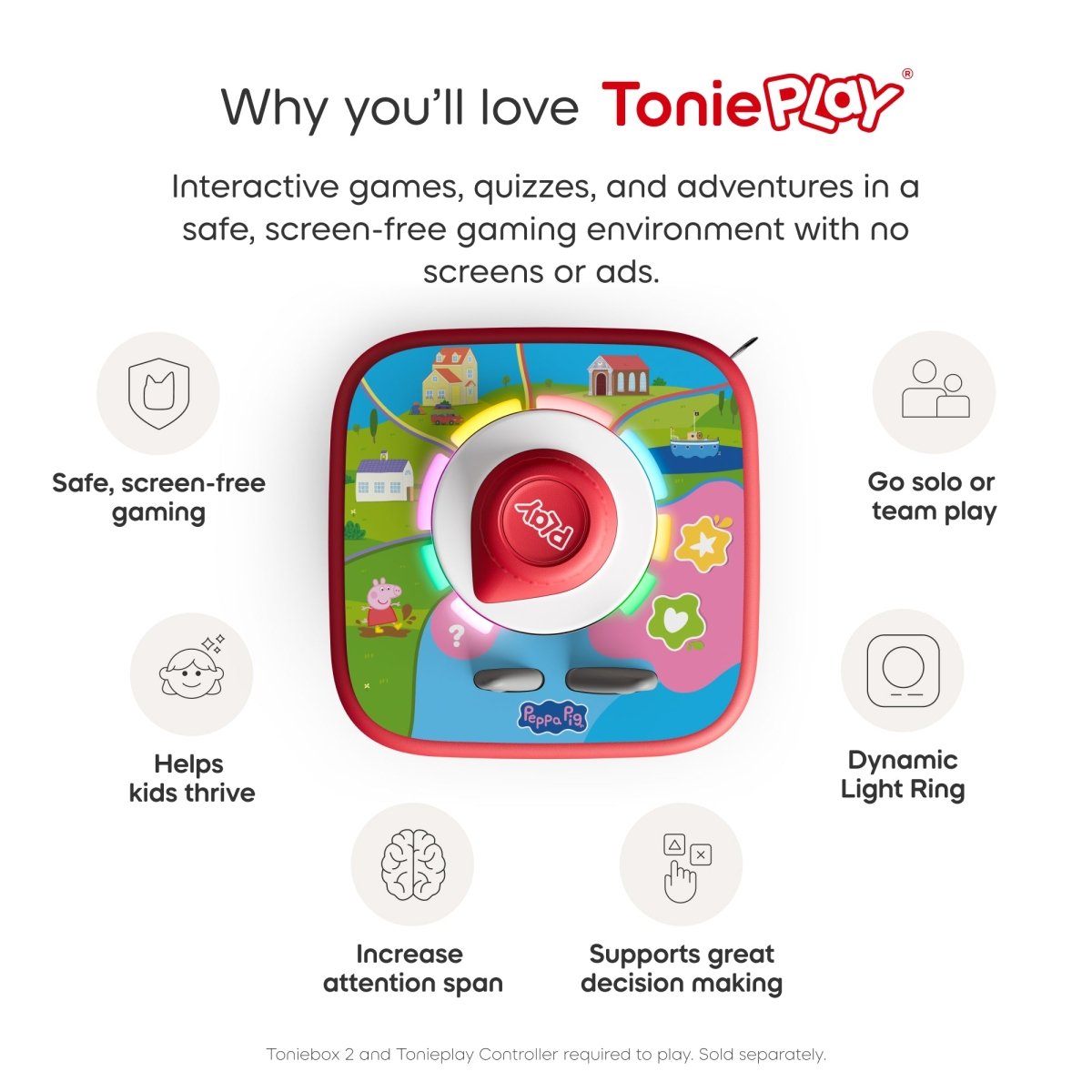tonies Peppa Pig Playdate with Peppa Tonieplay Hörfigur ab 3 Jahre