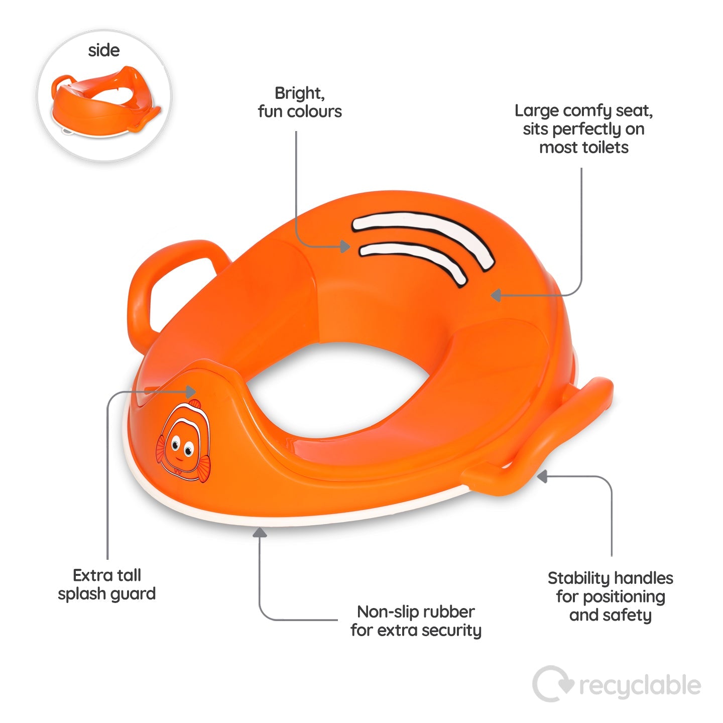 My Carry Potty My Little Clownfisch Toilettensitz mit Griff