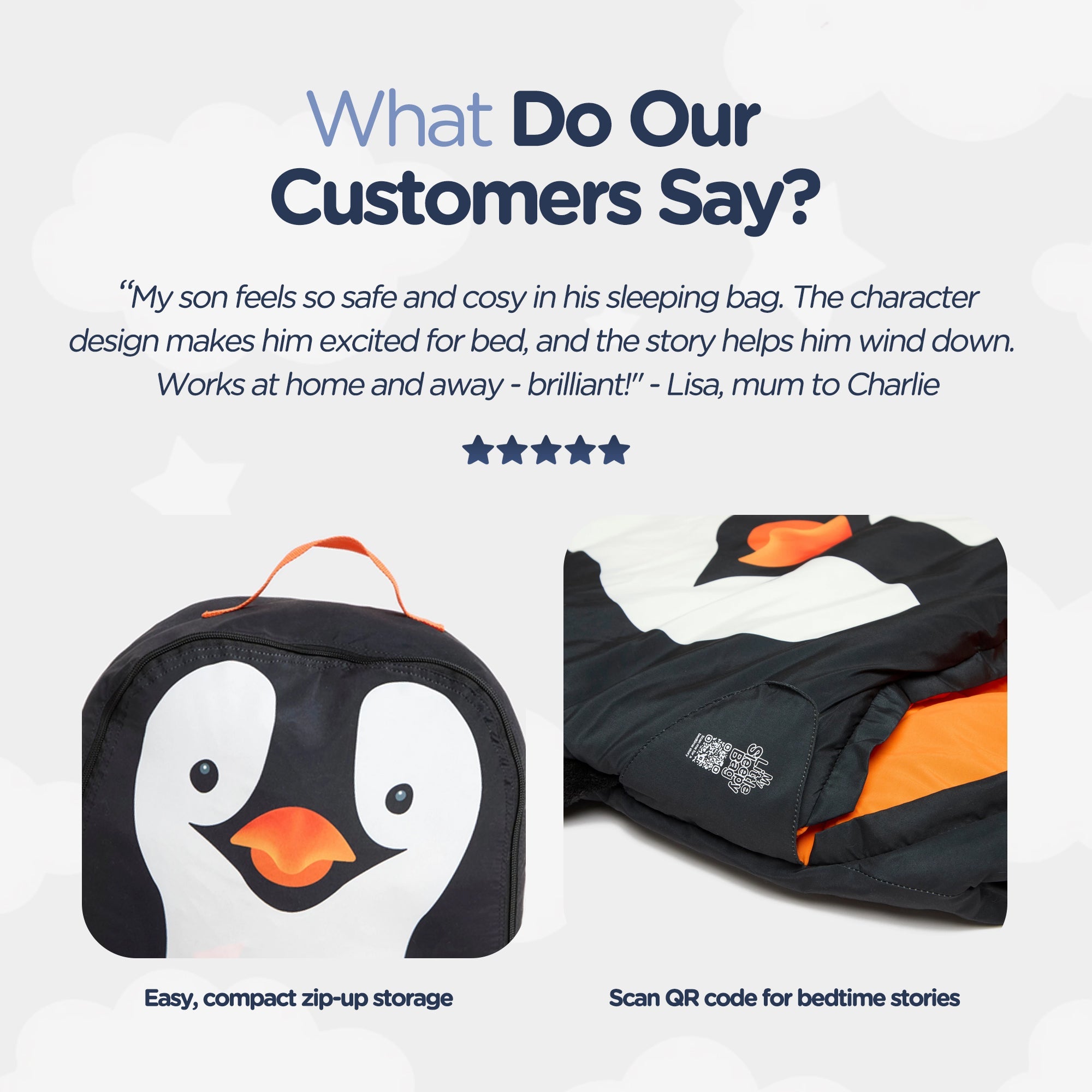 My Carry Potty Travel Pinguin Kinderschlafsack 130 cm