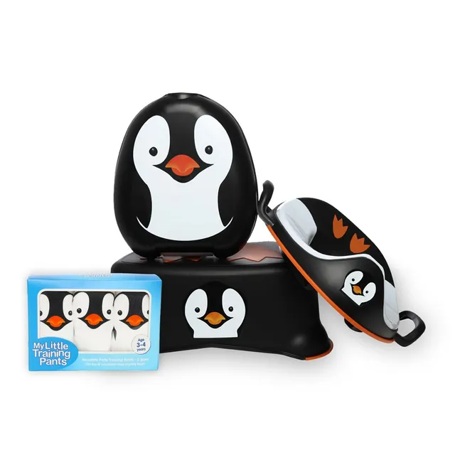 My Carry Potty Pinguin Töpfchen Set mit Sitz, Hocker 2-3 Jahre