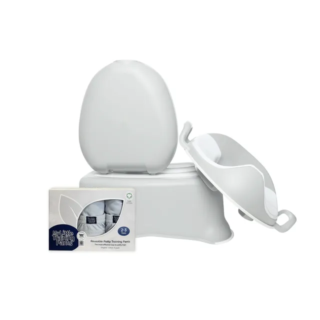 My Carry Potty Bundle Pearl Grey Töpfchen-Set mit Sitz