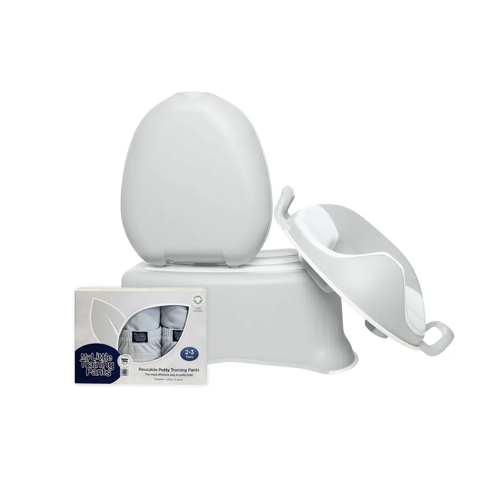 My Carry Potty Bundle Pearl Grey Töpfchen-Set mit Sitz