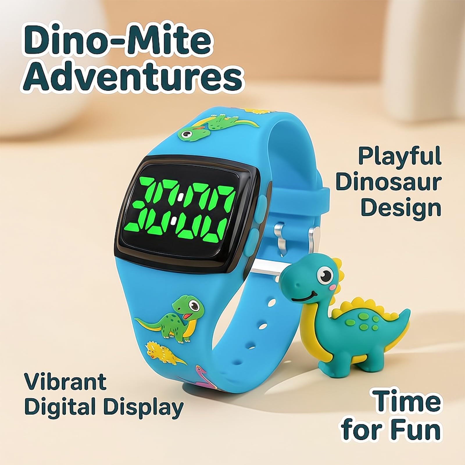 SKYROKU Potty Watch Töpfchentrainingsuhr Dino Silikon