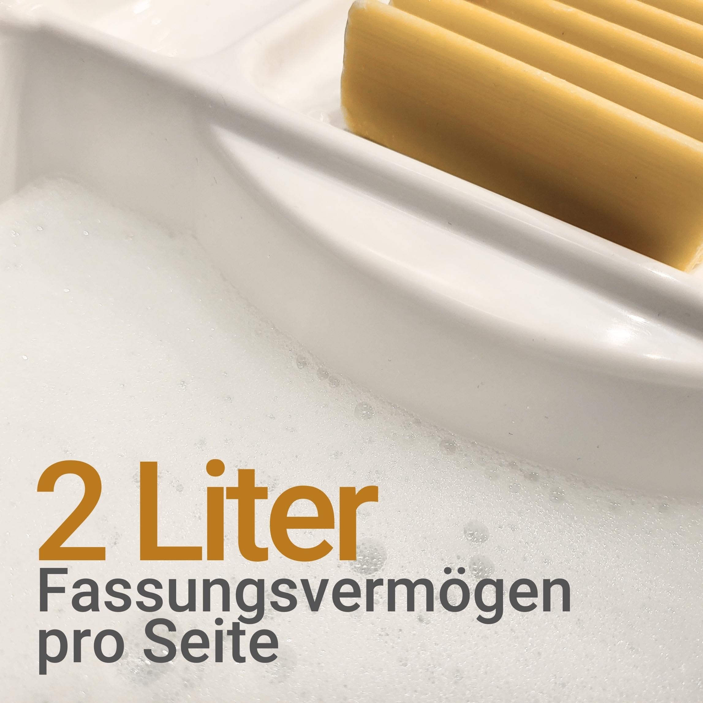 Strata Universal Waschschüssel 4 Liter mit 2 Kammern