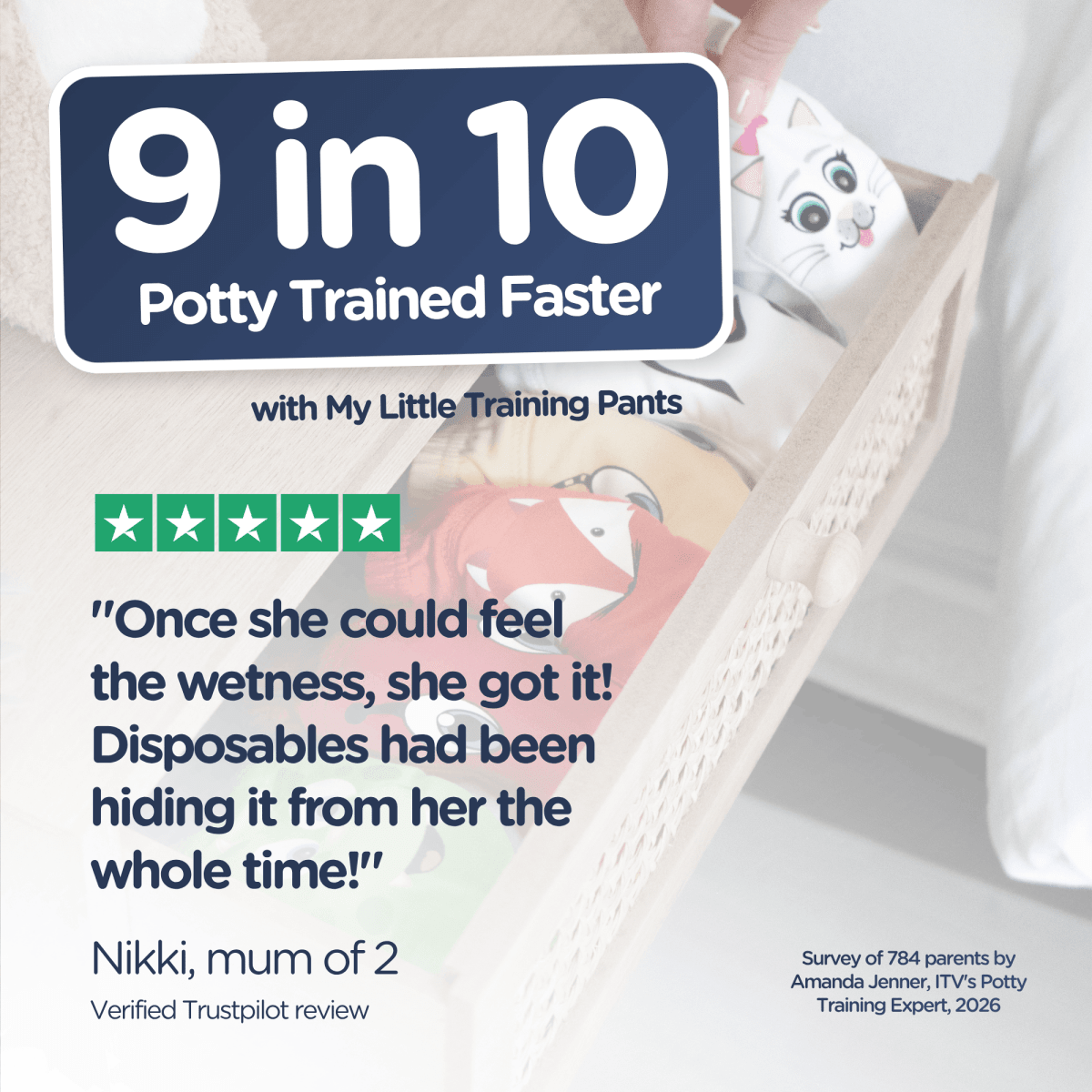 My Carry Potty Training Pants Ocean Blue 3er-Pack Bio