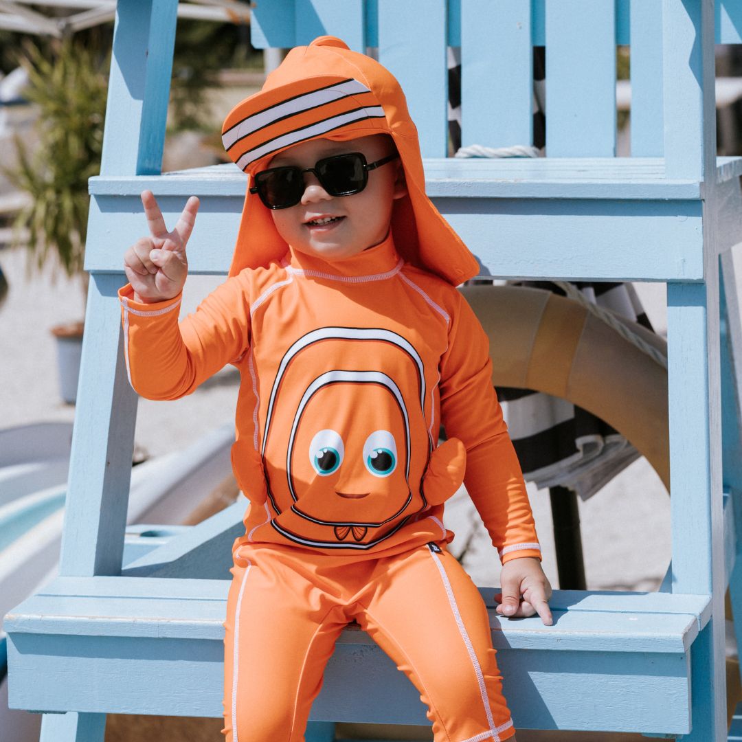 My Little Swimsuit Clownfish UV Schwimmanzug mit Mütze 2-3 J