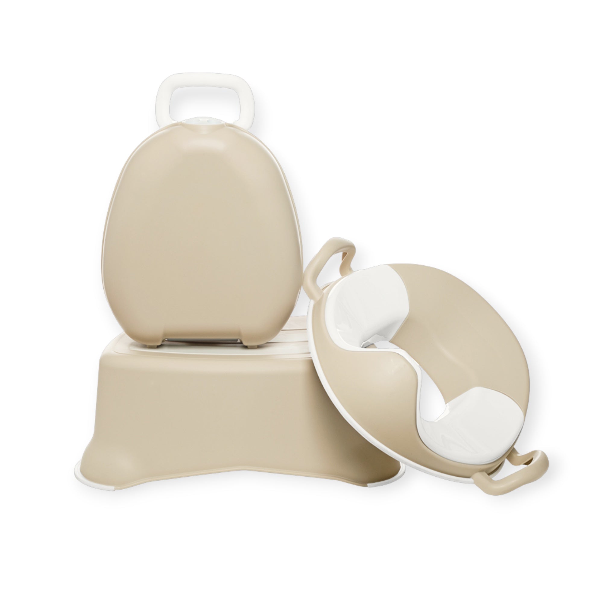 My Carry Potty Bundle Töpfchen Set Natural Beige mit Sitz