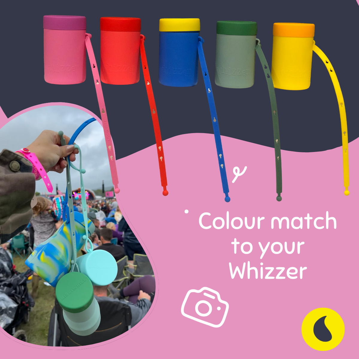 KIDDIWHIZZ Whizzer Befestigungsbänder Silikon 30cm Salbeigrün