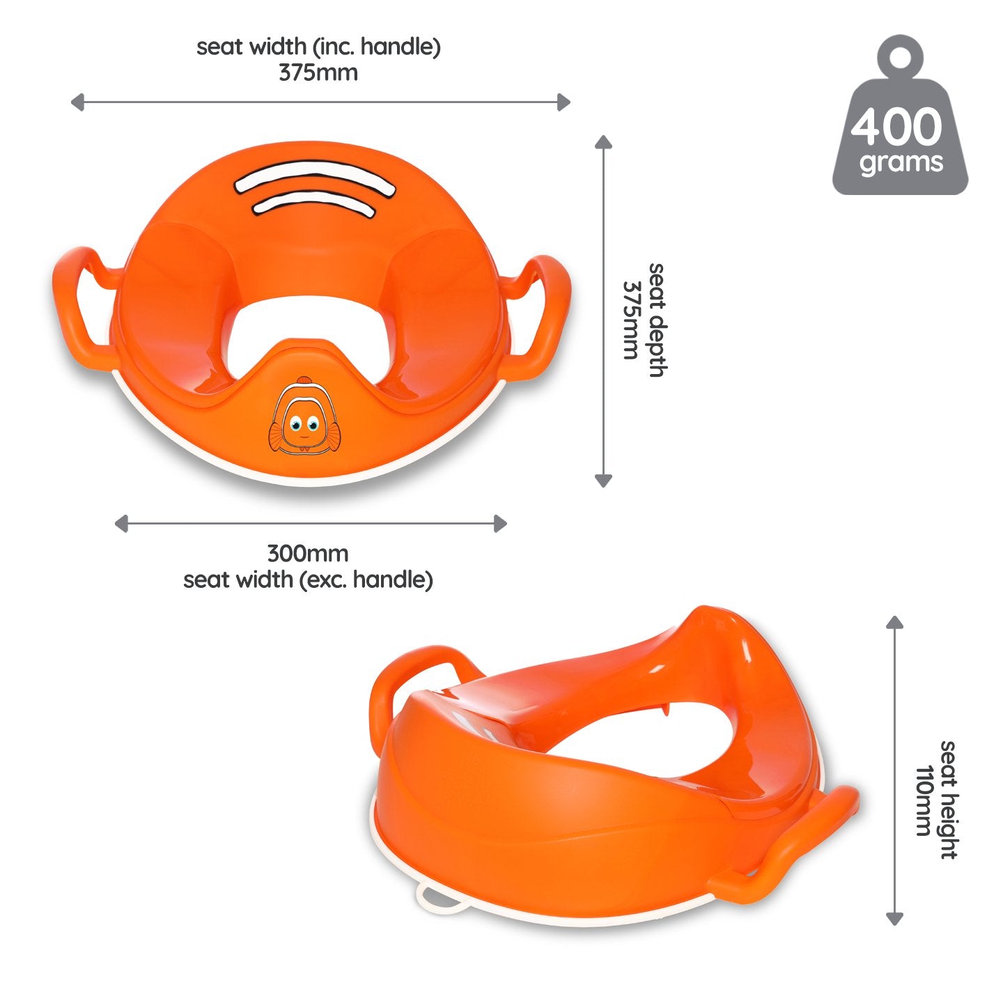 My Carry Potty Bundle Clownfish Töpfchen-Set mit Sitz