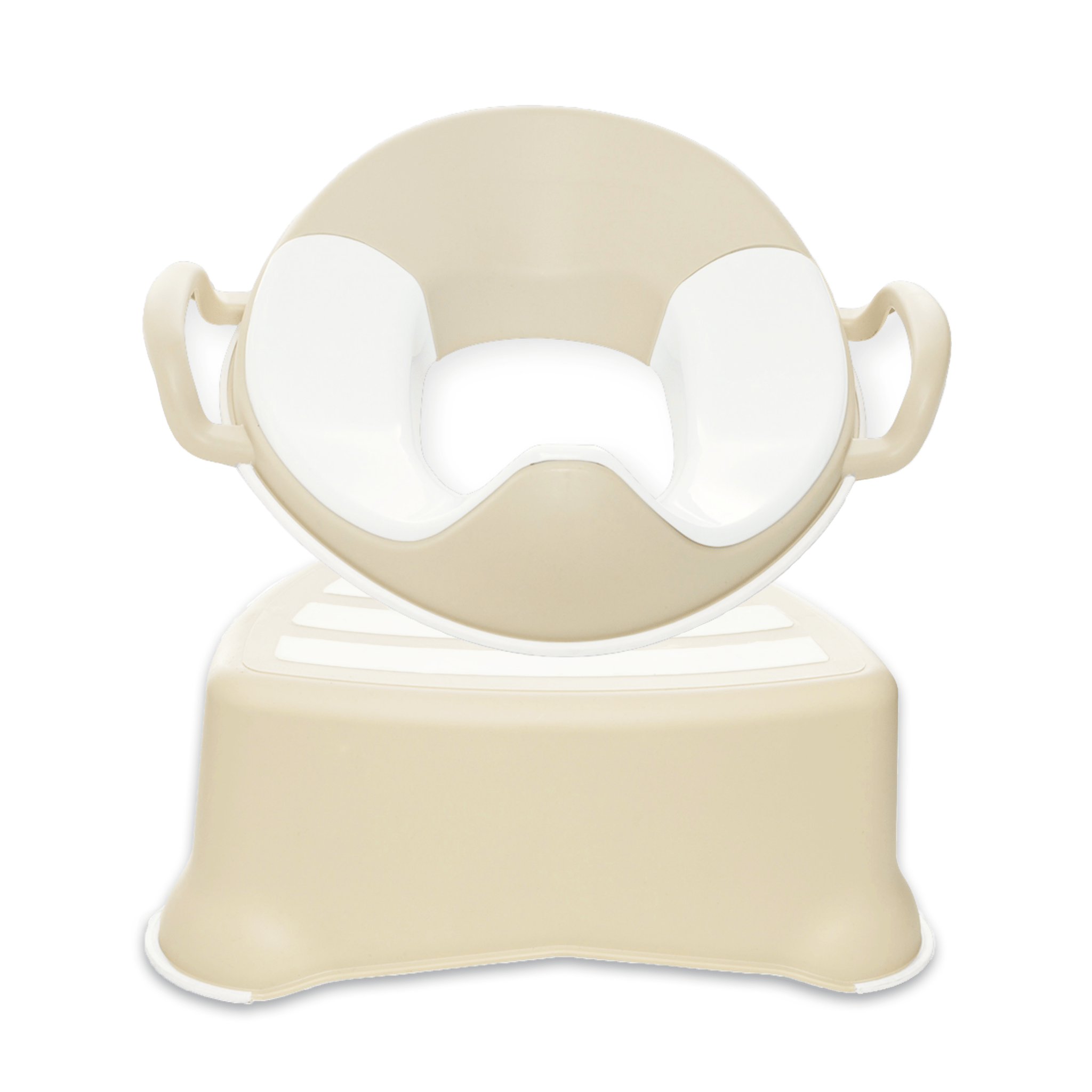 My Little Trainer Seat Set Toilettensitz Beige mit Hocker