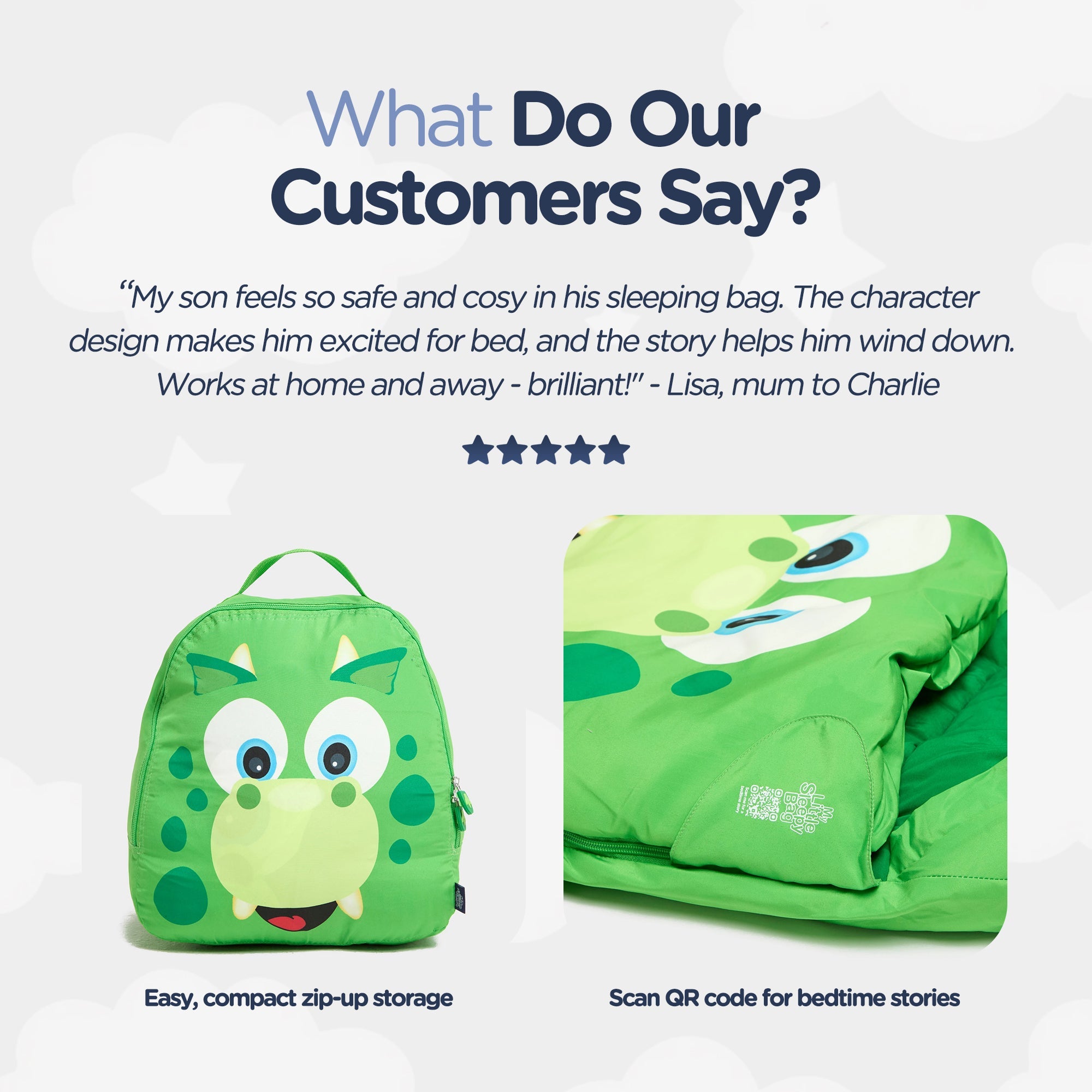 My Carry Potty Dinosaur Sleepy Bag Kinderschlafsack 130 cm
