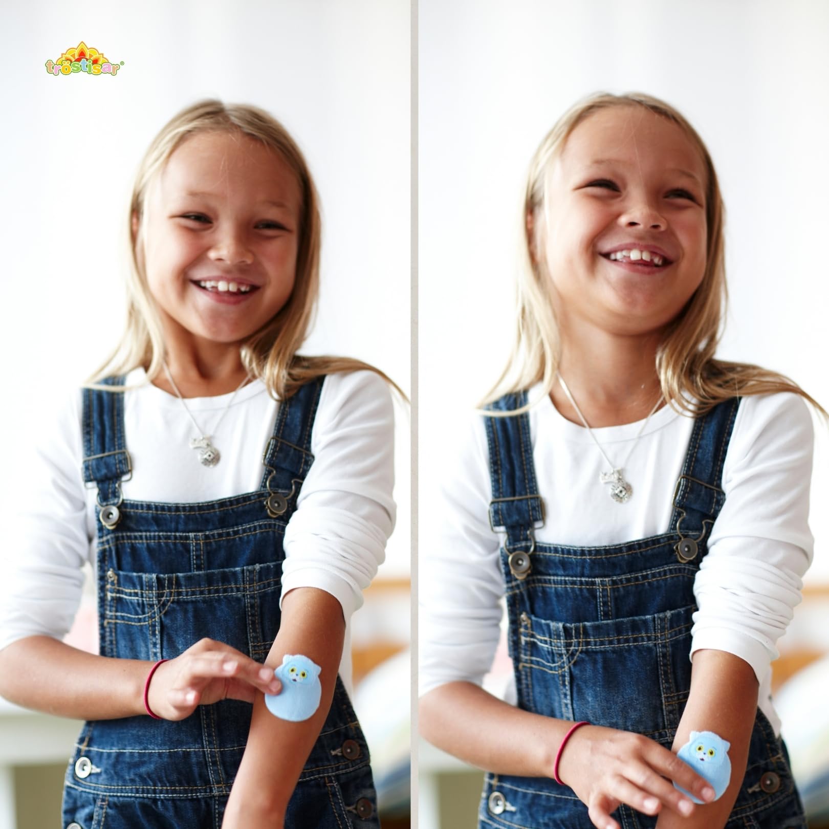Tröstisar Weiche Trost-Sticker Plüsch 240 Stück Kinder