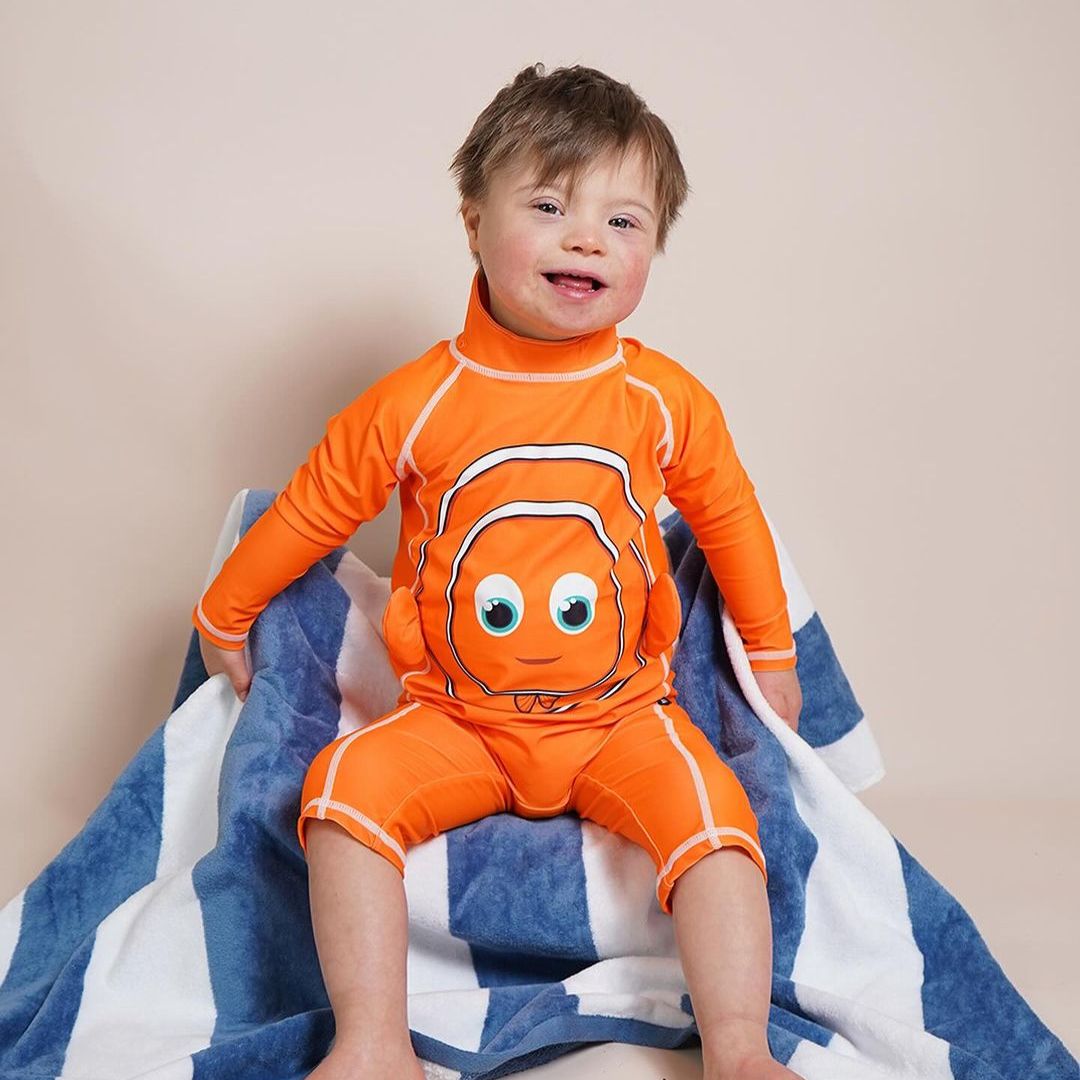 My Little Swimsuit Clownfish UV Schwimmanzug mit Mütze 2-3 J