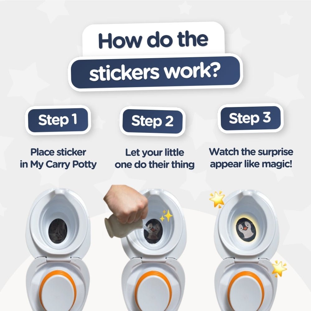 My Carry Potty Magic Sticker 5er Pack wiederverwendbar Belohnung