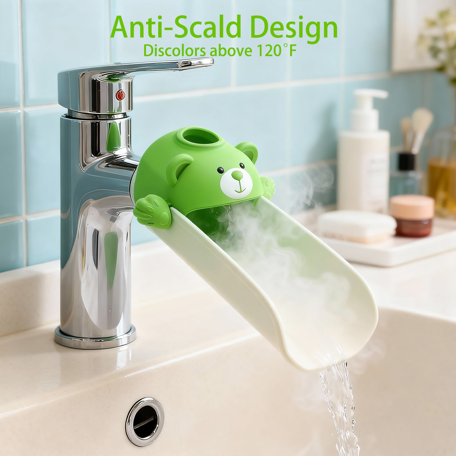 SKYROKU Bear Faucet Extender Wasserhahnverlängerung Bär