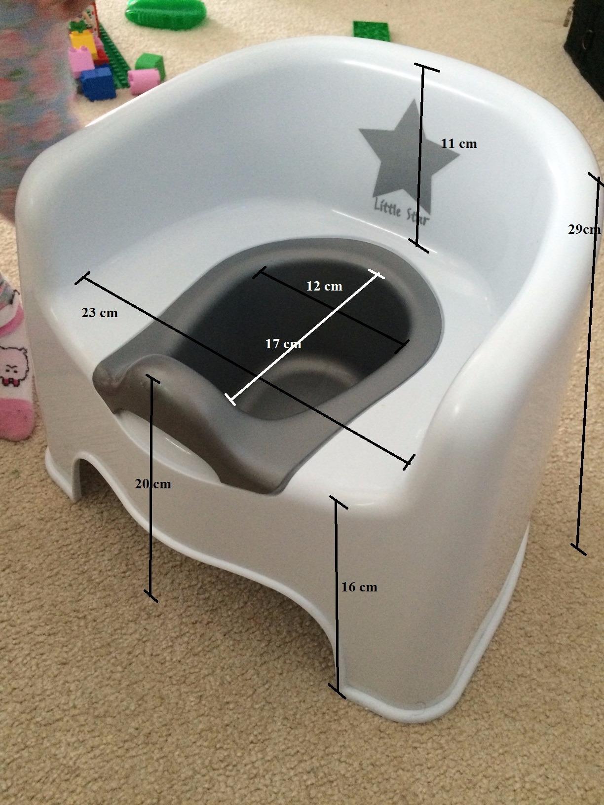 Little Star Topfstuhl Töpfchen mit Spritzschutz Einsatz