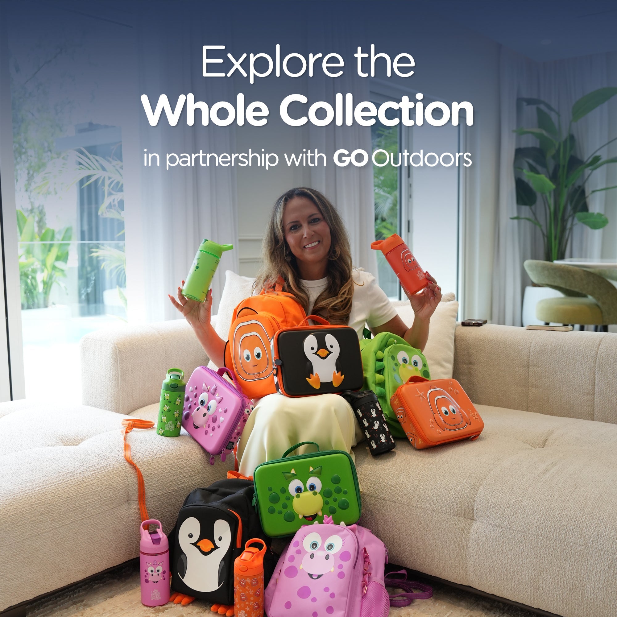 My Carry Potty Clownfish Rucksack mit Sicherheitsleine Reflektor