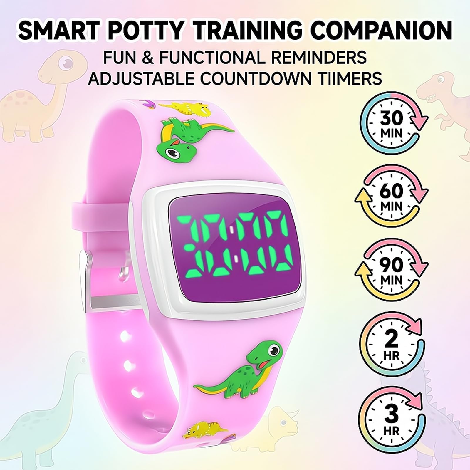 SKYROKU Potty Watch Töpfchenuhr Mädchen mit Musik