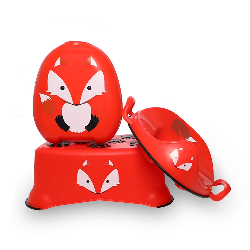 My Carry Potty Fox Bundle Töpfchen Sitz Hocker Set Fuchs