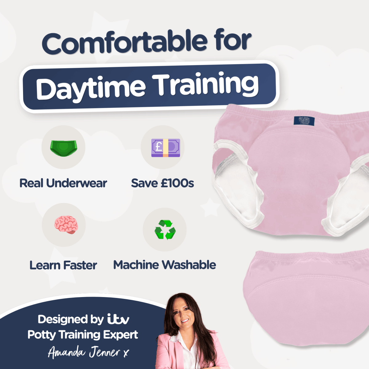 My Carry Potty My Little Trainingshose Blush Pink 3er-Pack