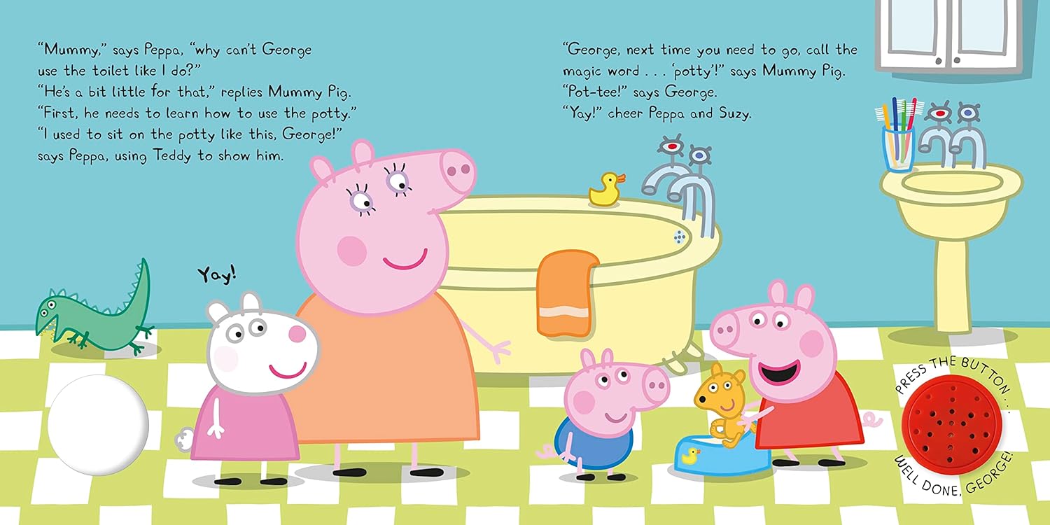 My Carry Potty Training Peppa Pig Georges Potty Soundbuch ab 18 M.