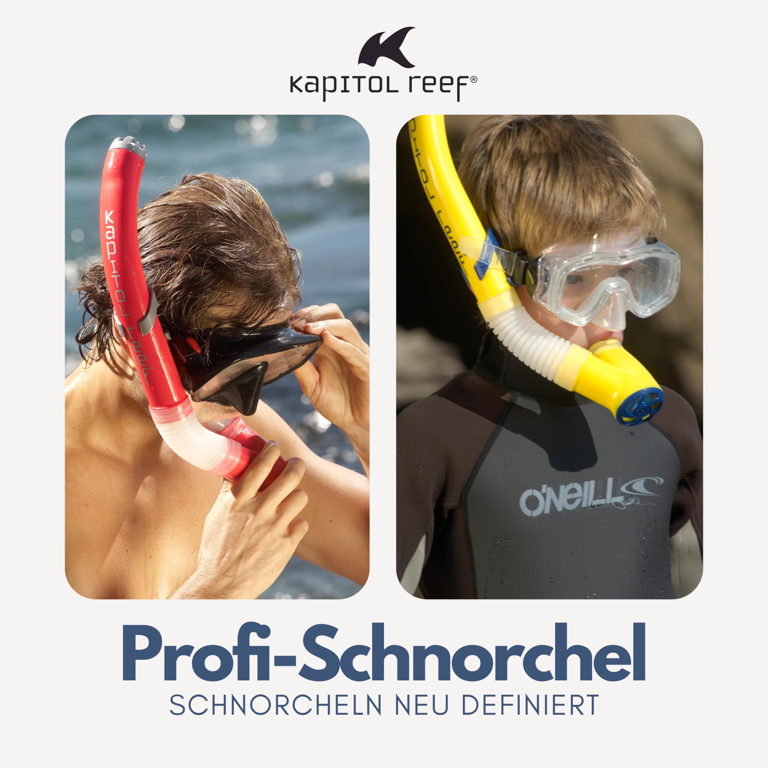 Kapitol Reef Profi Schnorchel Deep Blue Ventil Silikon
